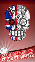 Skull Tattoo Art Color By Numb imagem de tela 2