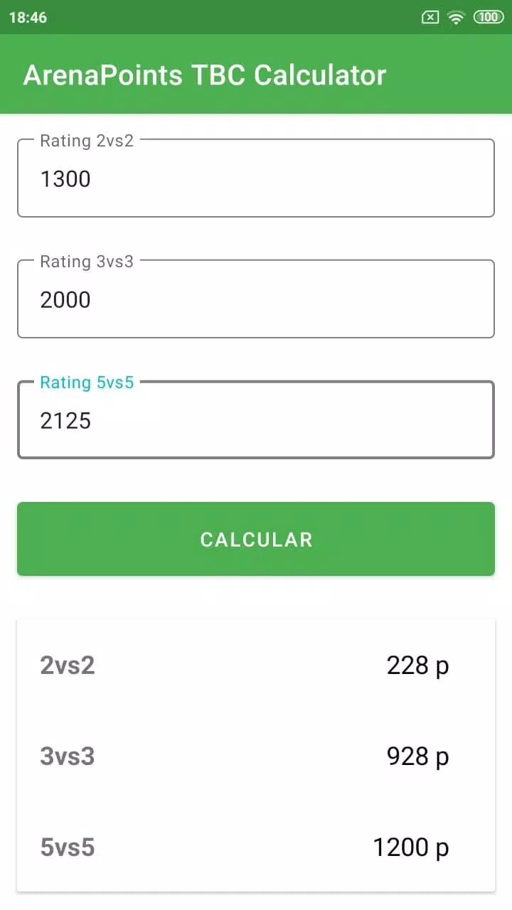 Arena point calculator (Classic TBC) - Wow APK pour Android Télécharger