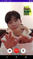 Cha Eun Woo Fake Video Call تصوير الشاشة 1