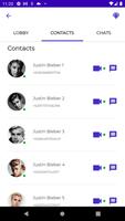 Justin Bieber Fake Video Call imagem de tela 1