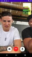 1 Schermata James Rodriguez Video Call