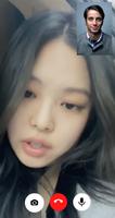Jennie Kim Fake Video Call imagem de tela 1