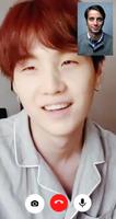 Suga Fake Chat & Video Call - Call You imagem de tela 1