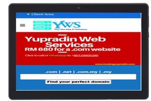 Yupradin Web Services capture d'écran 1