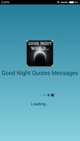 Good Night Quotes Messages Affiche