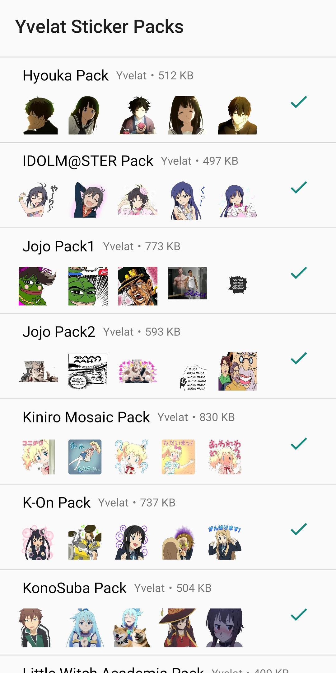 Anime Stickers For Whatsapp By Yvelat For Android Apk Download