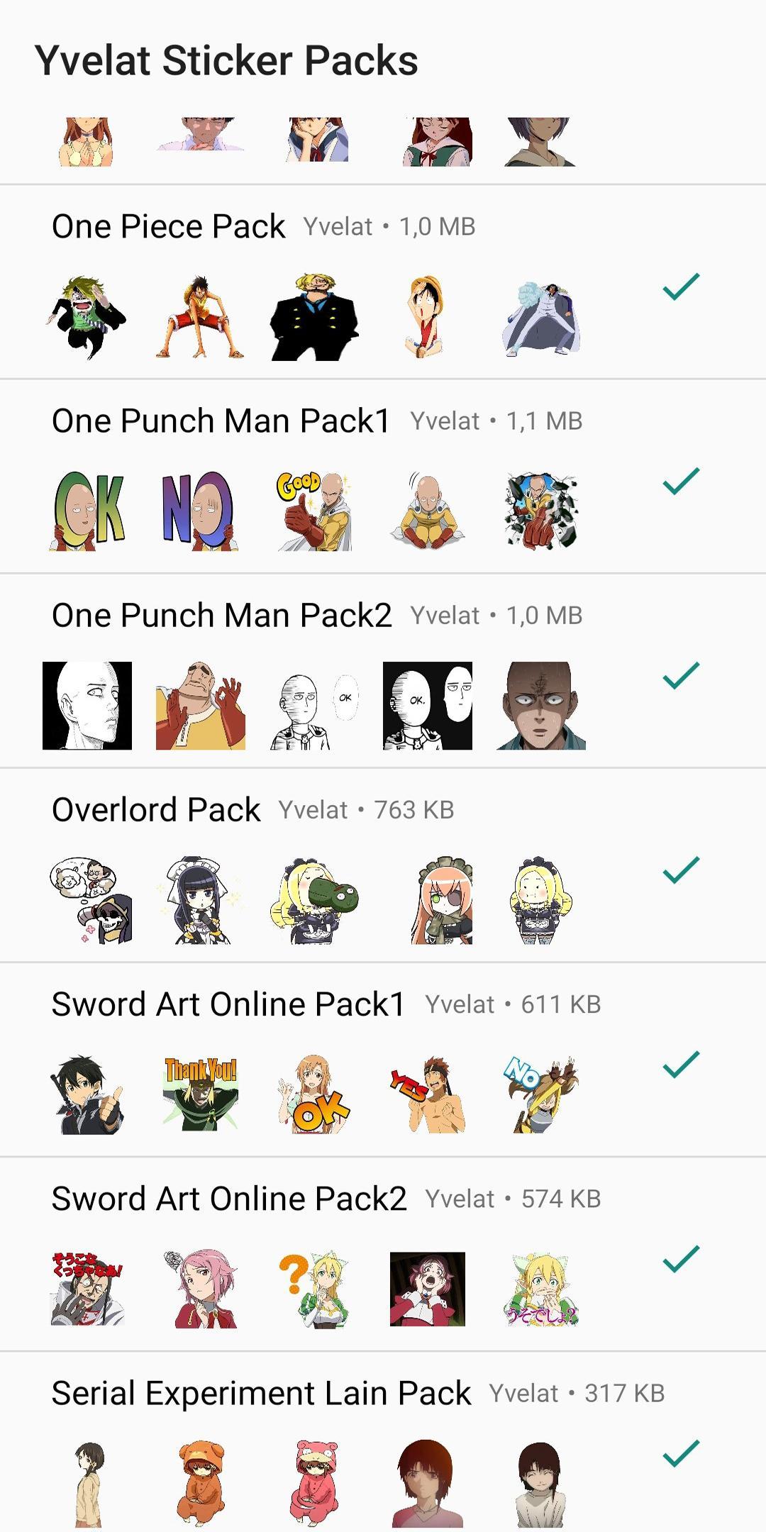 Anime Stickers Per Whatsapp By Yvelat For Android Apk Download