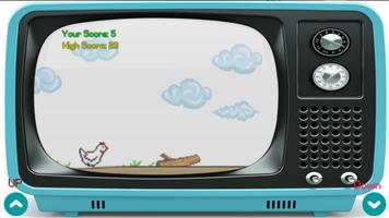 Chicken Run On old Television capture d'écran 1