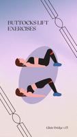 Buttocks lift Exercises poster
