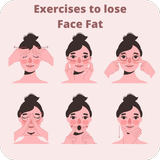 Exercises to lose Face Fat icon