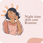 Night time skin care Routine icon
