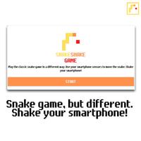 SnakeShake Game: Shake your smartphone! تصوير الشاشة 1