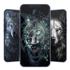 Cute Wolf Wallpaper HD icône
