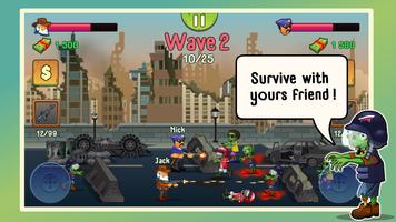 Two guys & Zombies (2 players) Cartaz