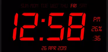 Digital Clock Live Wallpaper