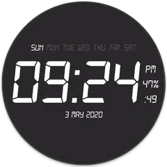 Reloj digital Live Wallpaper