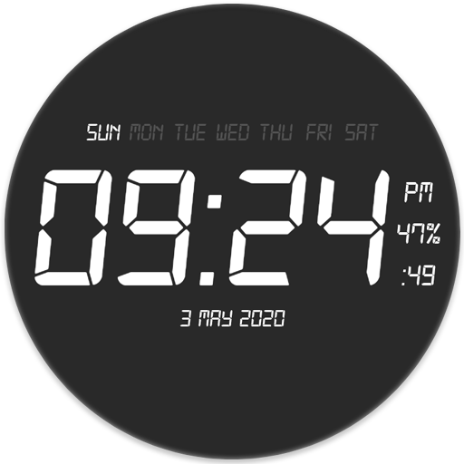 Digital Clock Live Wallpaper