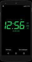 Digital Clock Live Wallpaper poster