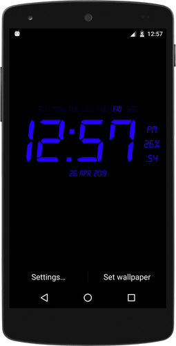 無料で デジタル時計ライブ壁紙 アプリの最新版 Apk1 10をダウンロードー Android用 デジタル時計ライブ壁紙 Apk の最新バージョンをダウンロード Apkfab Com Jp