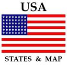 US States info & Capitals : Map of US Zeichen