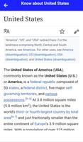 US States info & Capitals : Map of US Screenshot 1