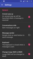 SMS Drop (SMS MMS Messenger) captura de pantalla 1