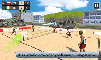 Beach Volleyball Game - 3D Volleyball Tournament Affiche