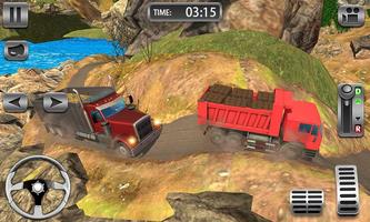 Mountain Truck Uphill Climb - Indian Truck Sim 3D capture d'écran 1