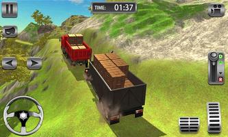 Mountain Truck Uphill Climb - Indian Truck Sim 3D capture d'écran 2