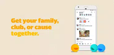 Yahoo Together – Chat di gruppo. Organizzata.