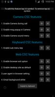 Samsung CSC Features PRO capture d'écran 1