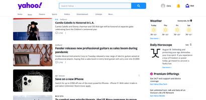 Yahoo Lite - News, Mail, Sport screenshot 1