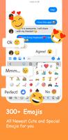 Emoji Keyboard: Fonts, Emojis capture d'écran 3