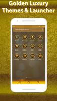 Golden launcher & wallpaper: Thèmes de luxe et de capture d'écran 2