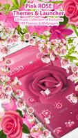 Pink Rose Flowers Love Themes and wallpaper ảnh chụp màn hình 1