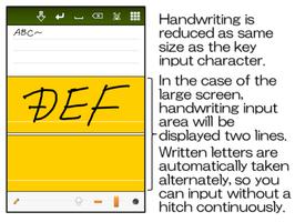 برنامه‌نما Handwriting Note عکس از صفحه