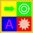 Speed ​​game color/shape/size biểu tượng
