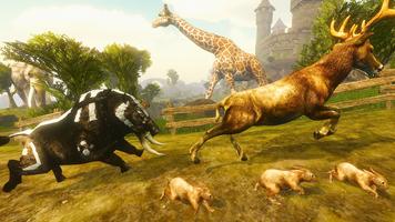 Boar King Life Simulator Affiche