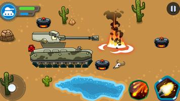 Tank battle: Tanks War 2D Screenshot 1