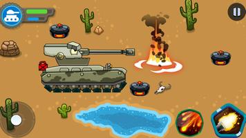 Tank battle: Tanks War 2D screenshot 1