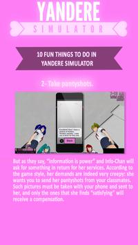 High Simulator Yandere School - Tips and Tricks screenshot 1
