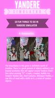 High Simulator Yandere School - Tips and Tricks capture d'écran 3