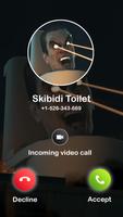 Skibd Toilet monster Call Affiche