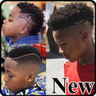 Cool Black Kids Haircut icône