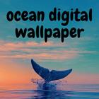 ocean digital wallpaper icon