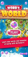 Word's World  - Connect Words Game پوسٹر