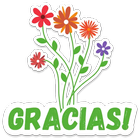 ikon Pegatinas Gracias WAStickerApp