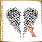 How to draw beautiful wings icône