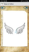 How to draw beautiful wings Ekran Görüntüsü 2