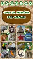 Jogo Da Memória Dos Animais Cartaz